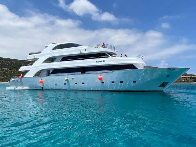 Paphos Blue Lagoon Cruise with BBQ, Open Bar and Slide