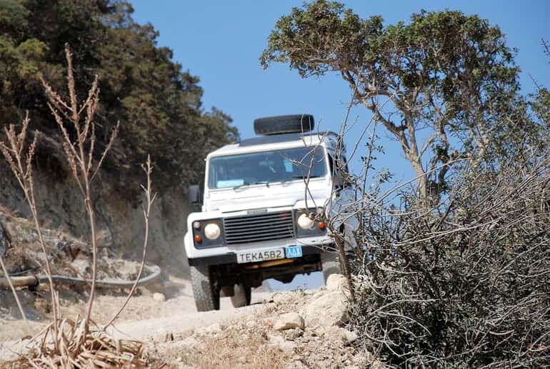 Paphos Land Rover Jeep Safari Coastal Tour and Blue Lagoon